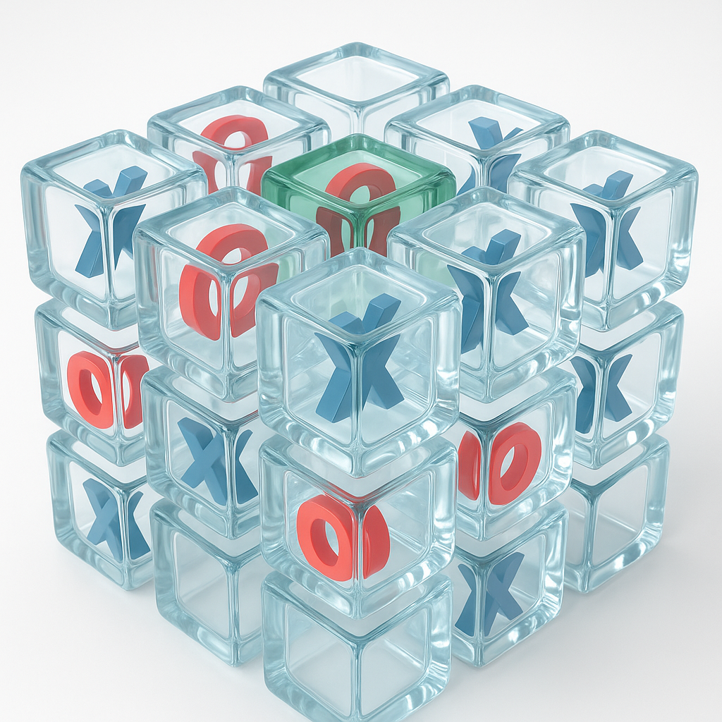 3D Tic-Tac-Toe Board